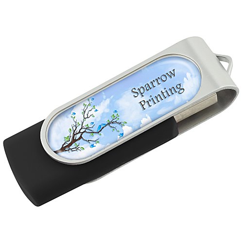 Swing USB Drive - 8GB - Full Color - 24 hr Main Image