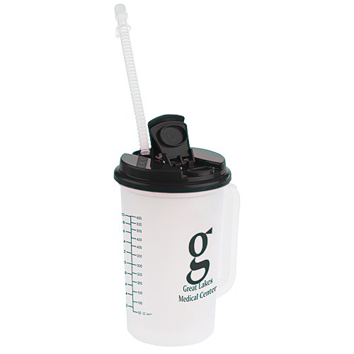 Insulated Medical Mug with Straw - 22 oz. Main Image