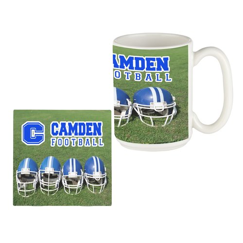 Ceramic Mug & Coaster Set - 15 oz. Main Image