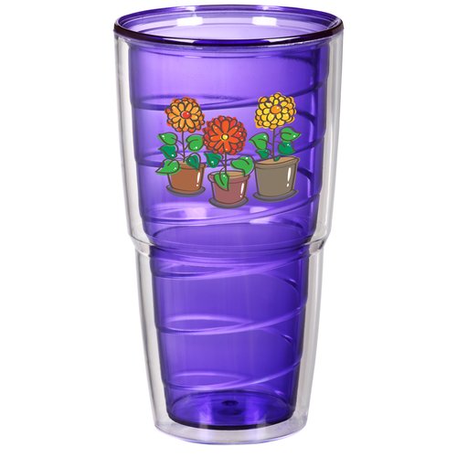 Full Color Swirl Insulated Tumbler - 24 oz. Main Image