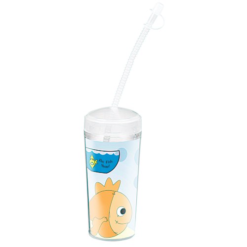 Full Color Explorer Insulated Tumbler with Straw - 16 oz. Main Image