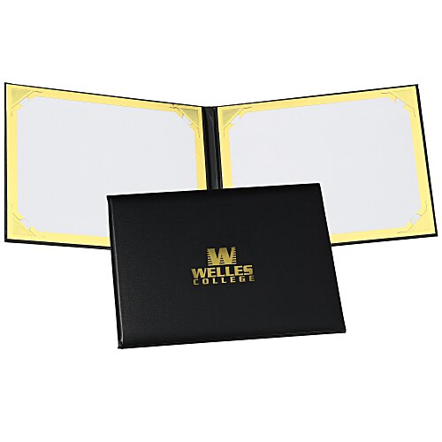 Double Award Folder - Foil Corners Main Image