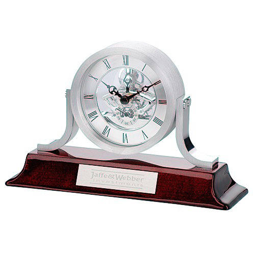Modern Mantel Skeleton Clock Main Image