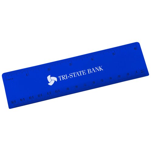 6" Translucent Plastic Ruler - Closeout Main Image