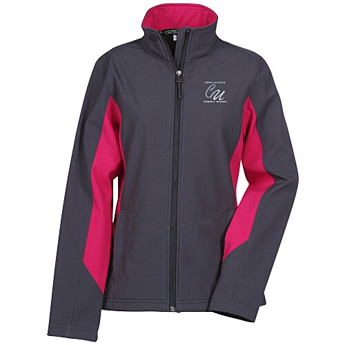 Crossland Colorblock Soft Shell Jacket - Ladies' Main Image