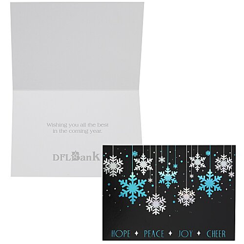 Hope, Peace, Joy and Cheer Greeting Card Main Image