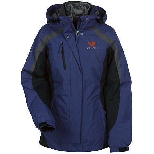 Colorblock 3-in-1 Jacket - Ladies' Main Image