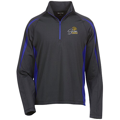 Sport-Wick Stretch 1/2-Zip Colorblock Pullover - Men's - Embroidered Main Image