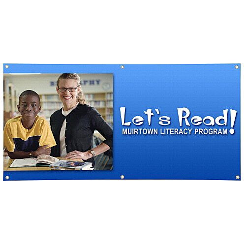 Value Outdoor Banner - 2' x 4' - 24 hr Main Image