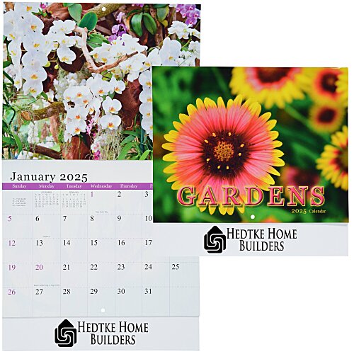 Beautiful Gardens Calendar - Stapled - 24 hr Main Image