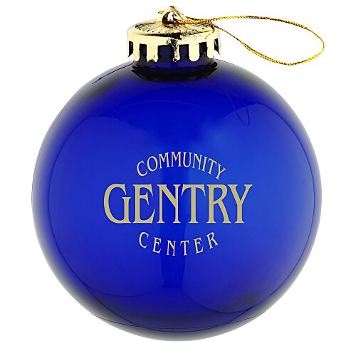 Round Shatterproof Ornament - Translucent Main Image