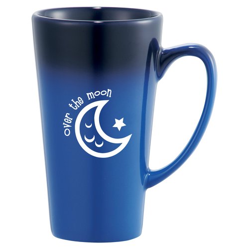 Ombre Tall Latte Ceramic Mug - 14 oz. Main Image