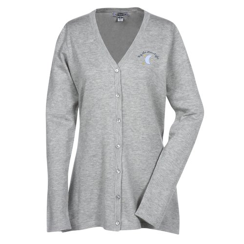 Featherweight V-Neck Long Cardigan Main Image