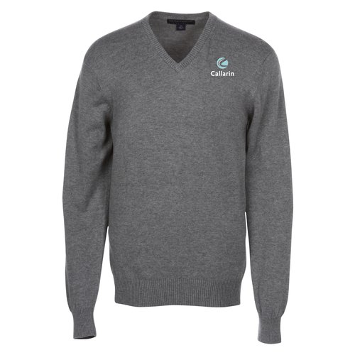 Fine Gauge V-Neck Sweater - Men's Main Image