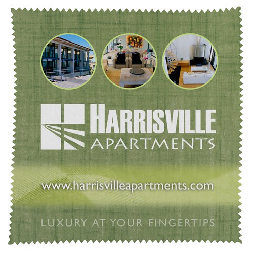 Full Color Cleaning Cloth - 5" x 5" Main Image