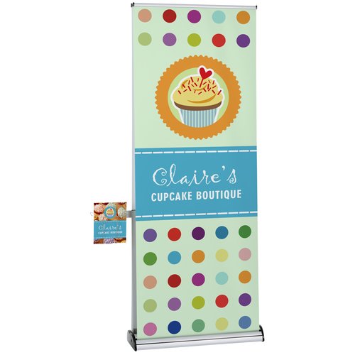 Excalibur Double Sided Ret Banner with Lit Pocket Main Image