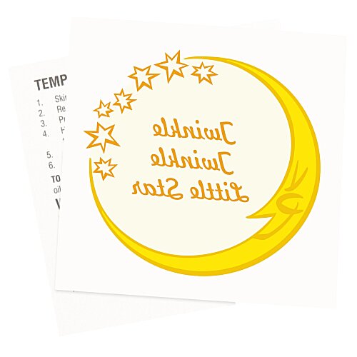 Glow Temporary Tattoo - 2" x 2" Main Image