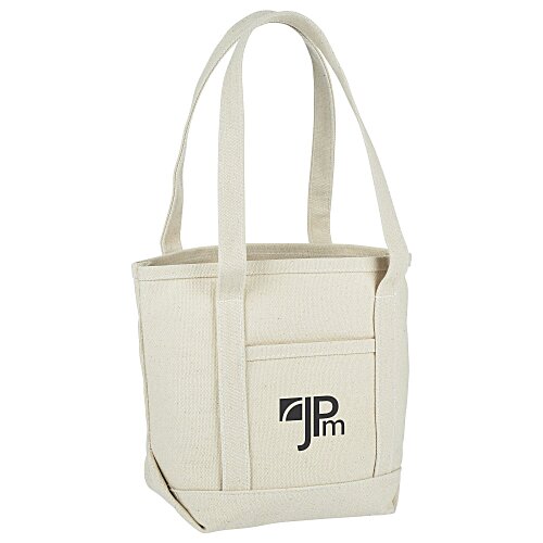 Solid Cotton Yacht Tote - 12" x 14-1/2" - 24 hr Main Image