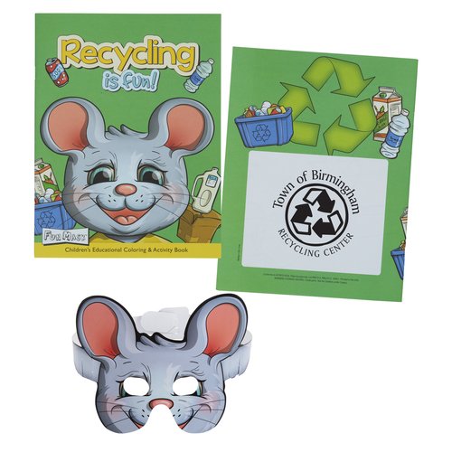 Coloring Book with Mask - Recycling is Fun Main Image