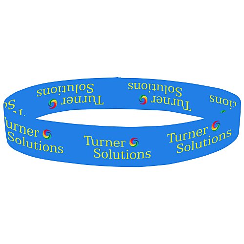 Stretchy Elastic Headband - Full Color - 1 inch Main Image