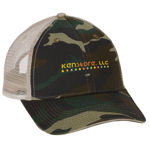Sandwich Bill Trucker Cap - Camo Main Image