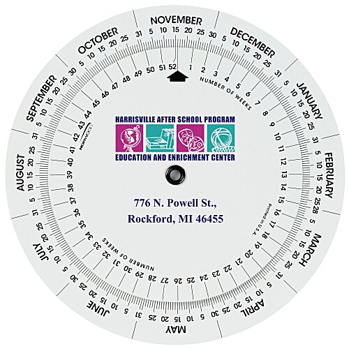 Weekly Swivel Calendar Main Image