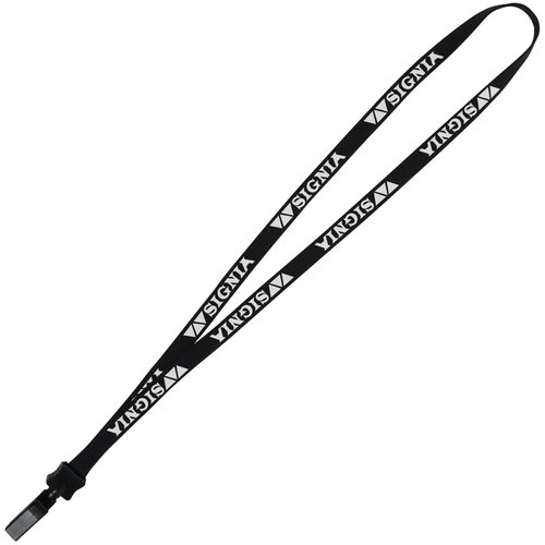 Lanyard - 5/8" - 32" - Plastic Bulldog Clip - 24 hr Main Image