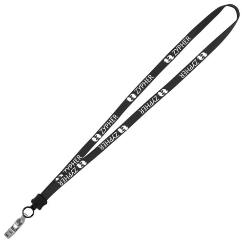 Lanyard - 5/8" - 34" - Snap with Metal Bulldog Clip - 24 hr Main Image