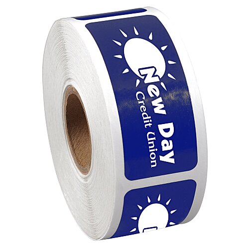 Value Sticker by the Roll - Rectangle - 1" x 2-1/2" - 24 hr Main Image