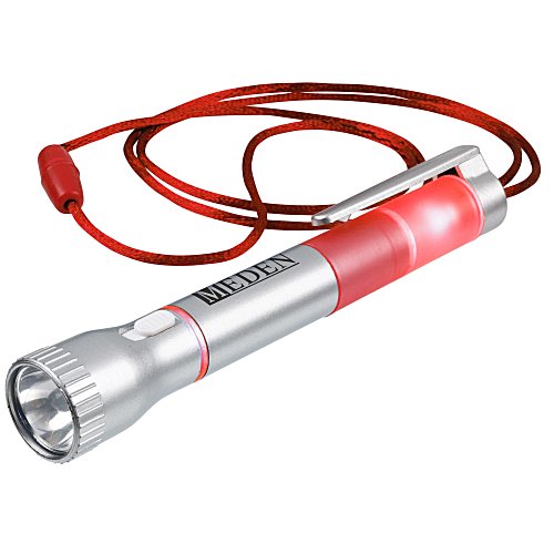 Flashlight with Pen and Lanyard - 24 hr Main Image