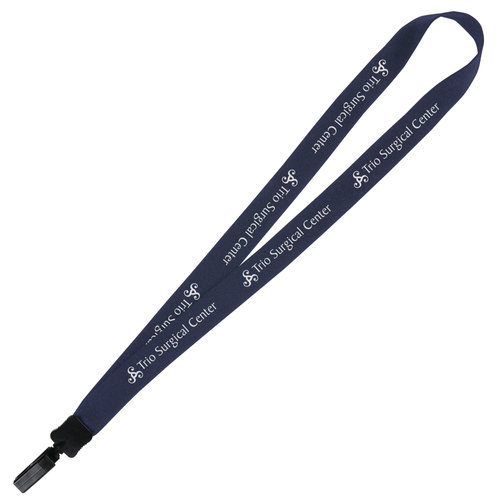 Big Lanyard - 7/8" - 32" - Plastic Bulldog Clip - 24 hr Main Image