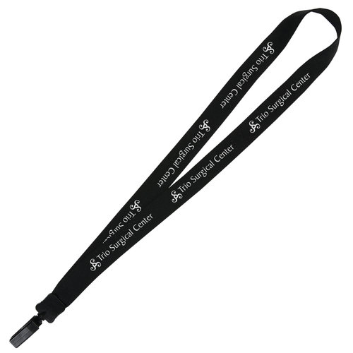 Big Lanyard - 7/8" - 34" - Plastic Bulldog Clip Main Image