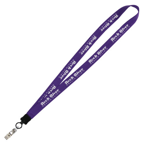 Big Lanyard - 7/8" - 32" - Snap with Metal Bulldog Clip Main Image