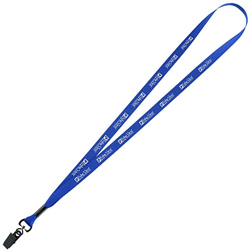 Economy Lanyard - 1/2 inch - Metal Bulldog Clip Main Image