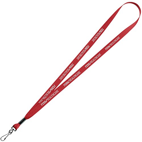 Economy Lanyard - 1/2 inch - Metal Swivel Snap Hook Main Image