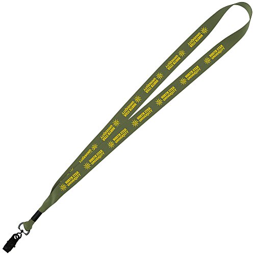 Economy Lanyard - 3/4 inch - Metal Bulldog Clip - 24 hr Main Image