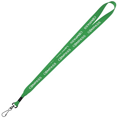 Economy Lanyard - 3/4 inch - Metal Swivel Snap Hook - 24 hr Main Image