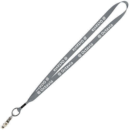 Economy Lanyard - 3/4 inch - Snap with Metal Bulldog Clip - 24 hr Main Image