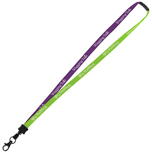 Two-Tone Cotton Lanyard - 5/8" - Metal Lobster Claw Main Image