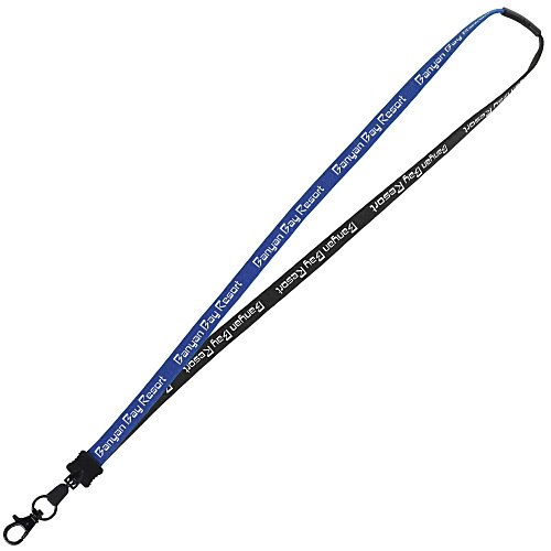 Two-Tone Cotton Lanyard - 5/8" - Metal Lobster Claw - 24 hr Main Image