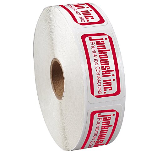 Value Sticker by the Roll - Rectangle - 1" x 2" - 24 hr Main Image