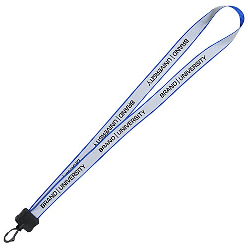 Reflective Lanyard - 3/4 inch - 32 inches - Plastic Swivel Snap Hook Main Image