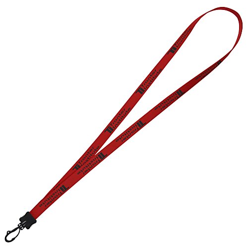 Smooth Nylon Lanyard - 1/2" - 32" - Plastic Swivel Snap Hook Main Image