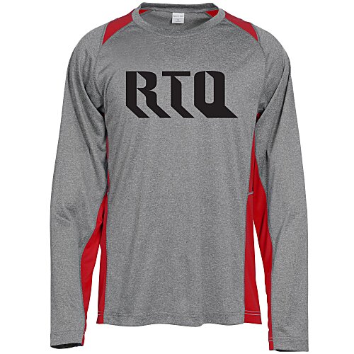 Heather Challenger Colorblock Long Sleeve Tee - Screen Main Image