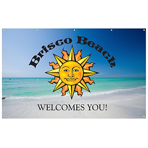 Value Outdoor Banner - 5' x 8' - 24 hr Main Image