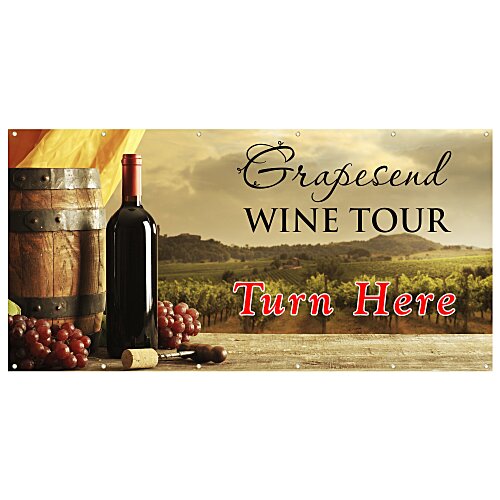Value Outdoor Banner - 5' x 10' - 24 hr Main Image