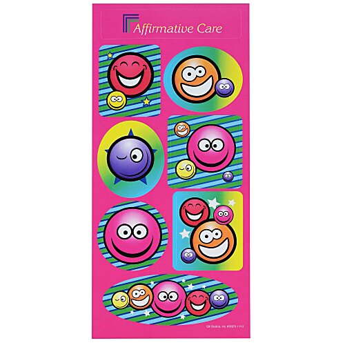 Super Kid Sticker Sheet - Smiley Faces Main Image