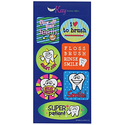 Super Kid Sticker Sheet - Tooth Time Main Image