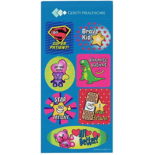 Super Kid Sticker Sheet - Doctor Visit Main Image