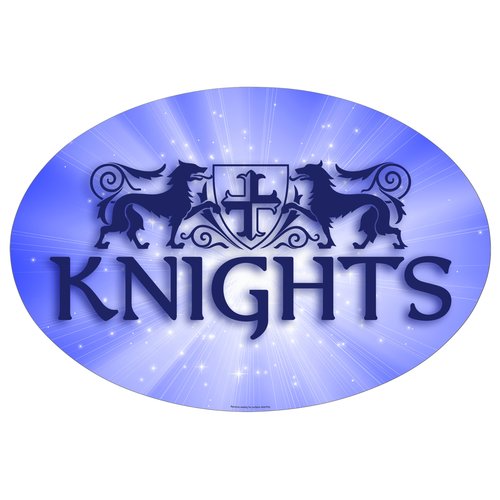 Magnetic Car Sign - Oval - 11-1/8 inches x 16-1/2 inches Main Image